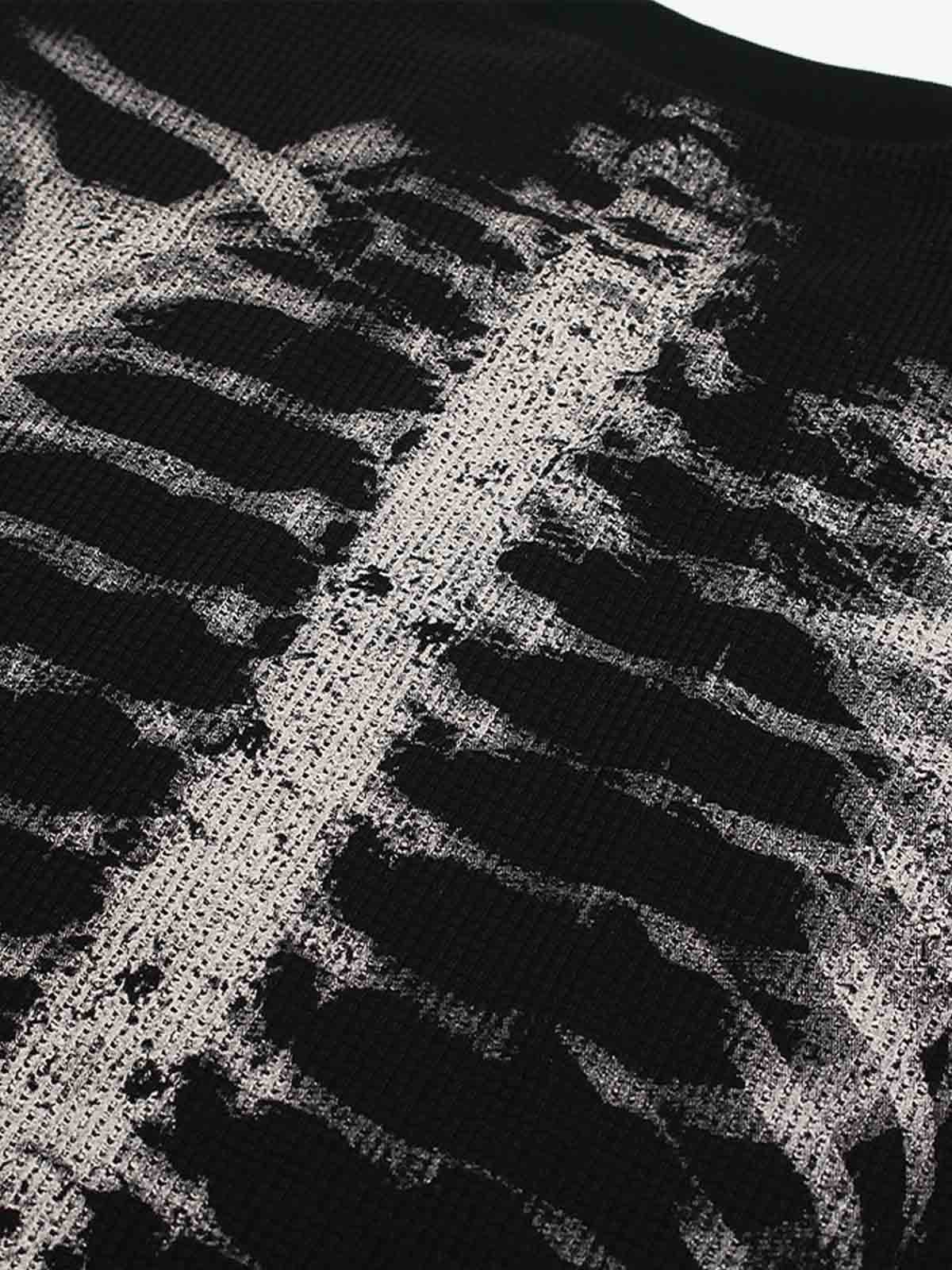 Camiseta de manga larga "Esqueleto"