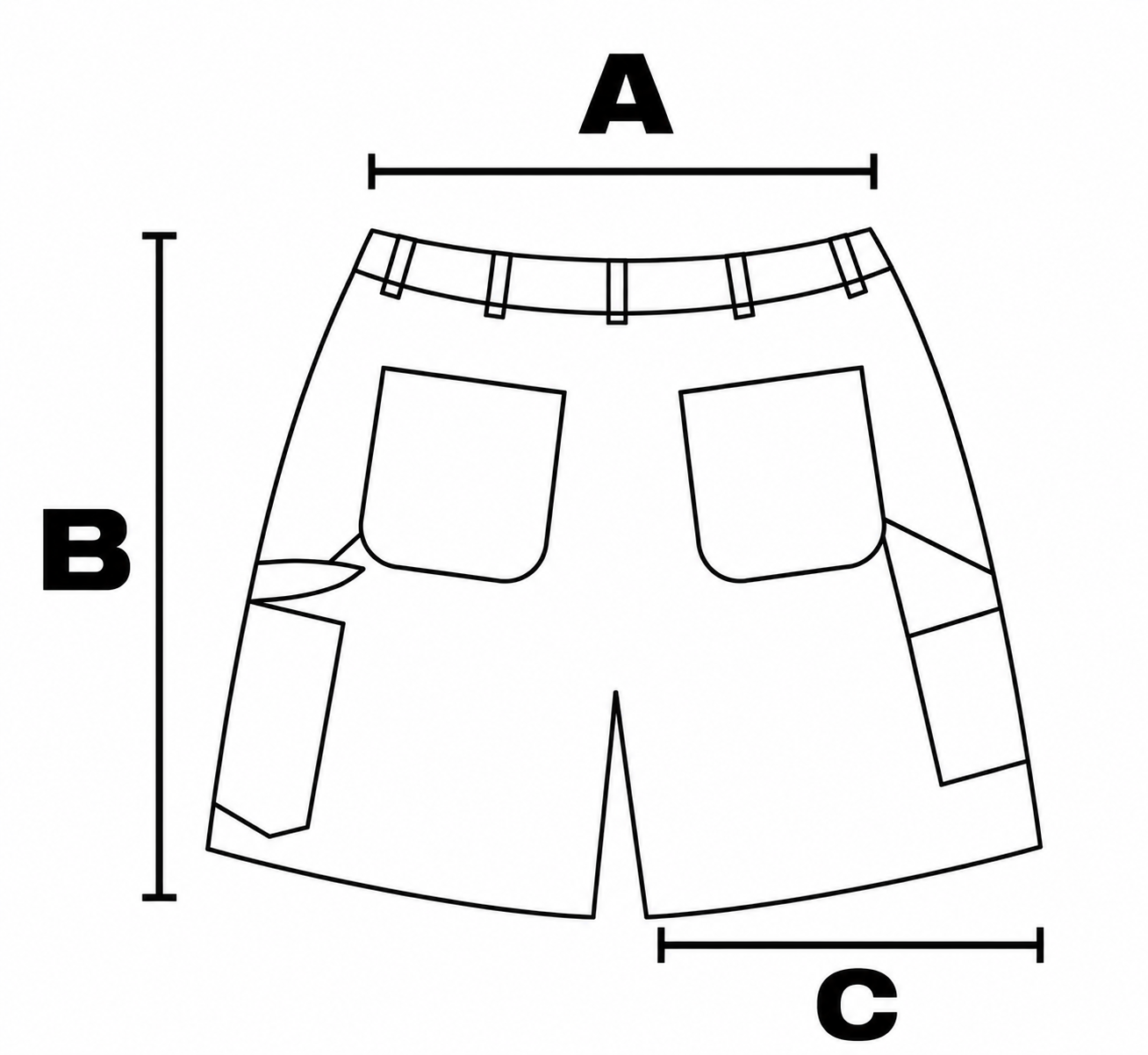 Guía de tallas pantalones cortos