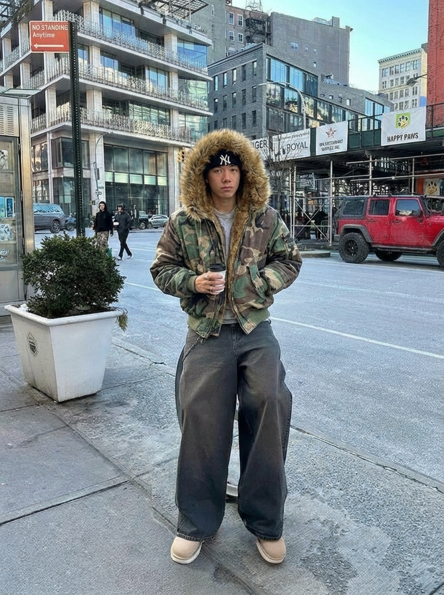 Chaqueta "Camuflaje Cargo"