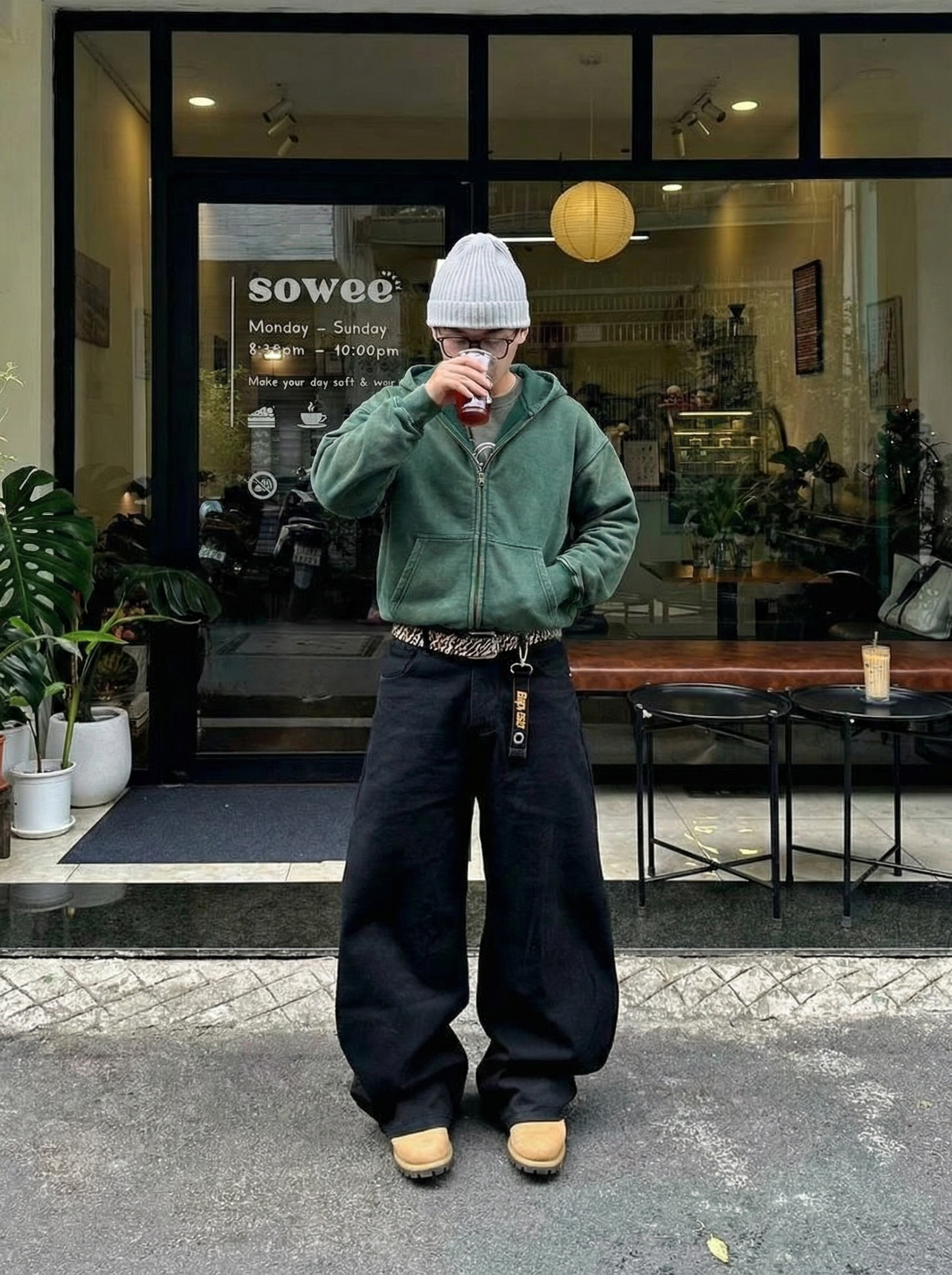 Sudadera con cremallera "Aroma"