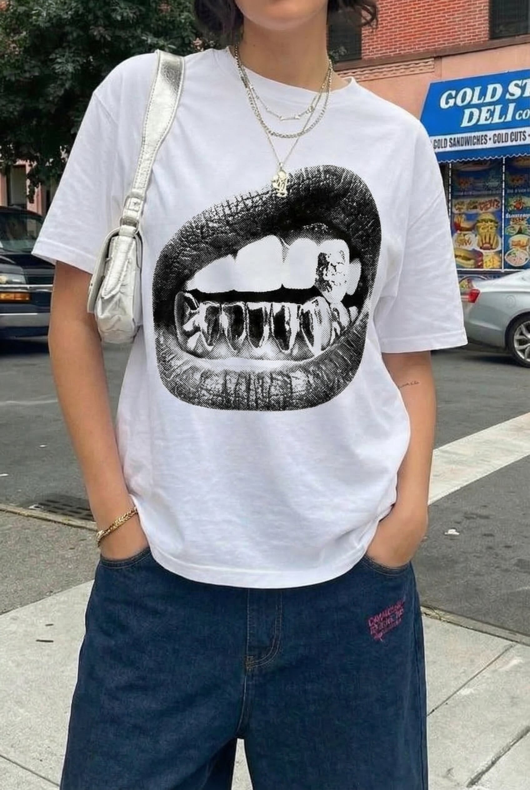 Camiseta "Silver Grillz"