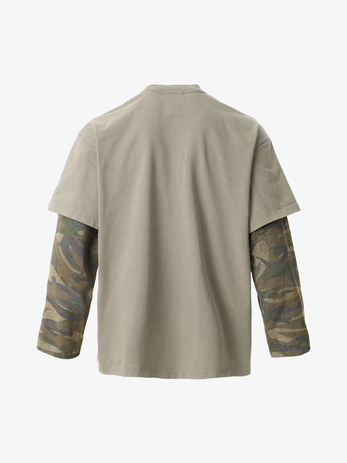 Camiseta de manga larga "Camuflaje desgastado"