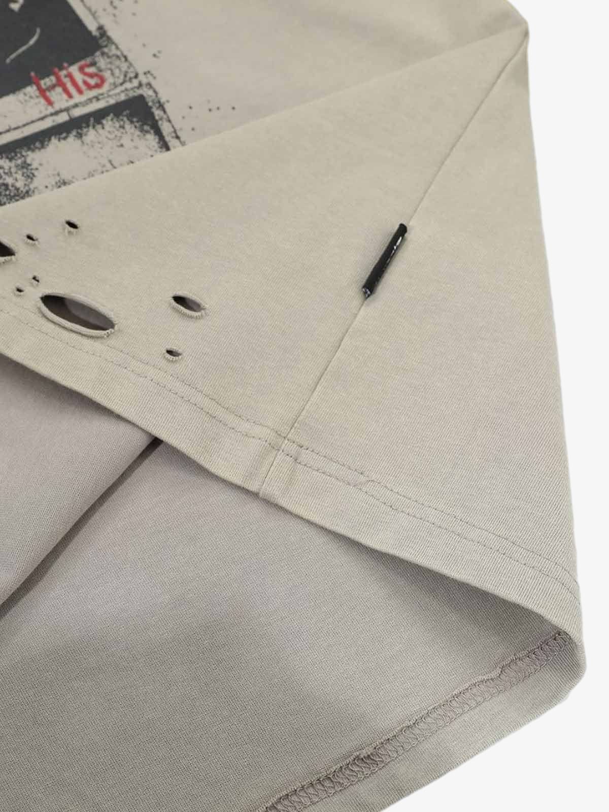 Camiseta de manga larga "Camuflaje desgastado"